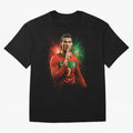 Cristiano Ronaldo Football Legend Oversized T-Shirt Bring Global Tournament Vibes to FIFA World Cup 2026 Spirit, Highlighting England, Mbappe, Match Day Excitement, Supporter Culture, Golden Goals and Global Football Passion; Ideal for Passionate