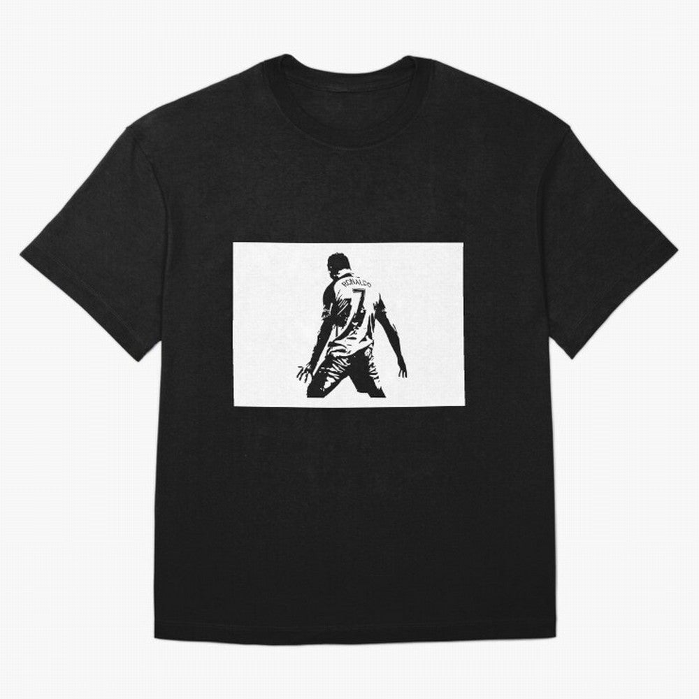 Cristiano Ronaldo Oversized T-Shirt Carry the Colors and Pride of FIFA World Cup 2026 Group Stage for Fans of Mbappe and Neymar and Netherlands, Bringing Soccer Culture, Superstar Moments, National Team Dreams and Competitive Fire; Great for Watch