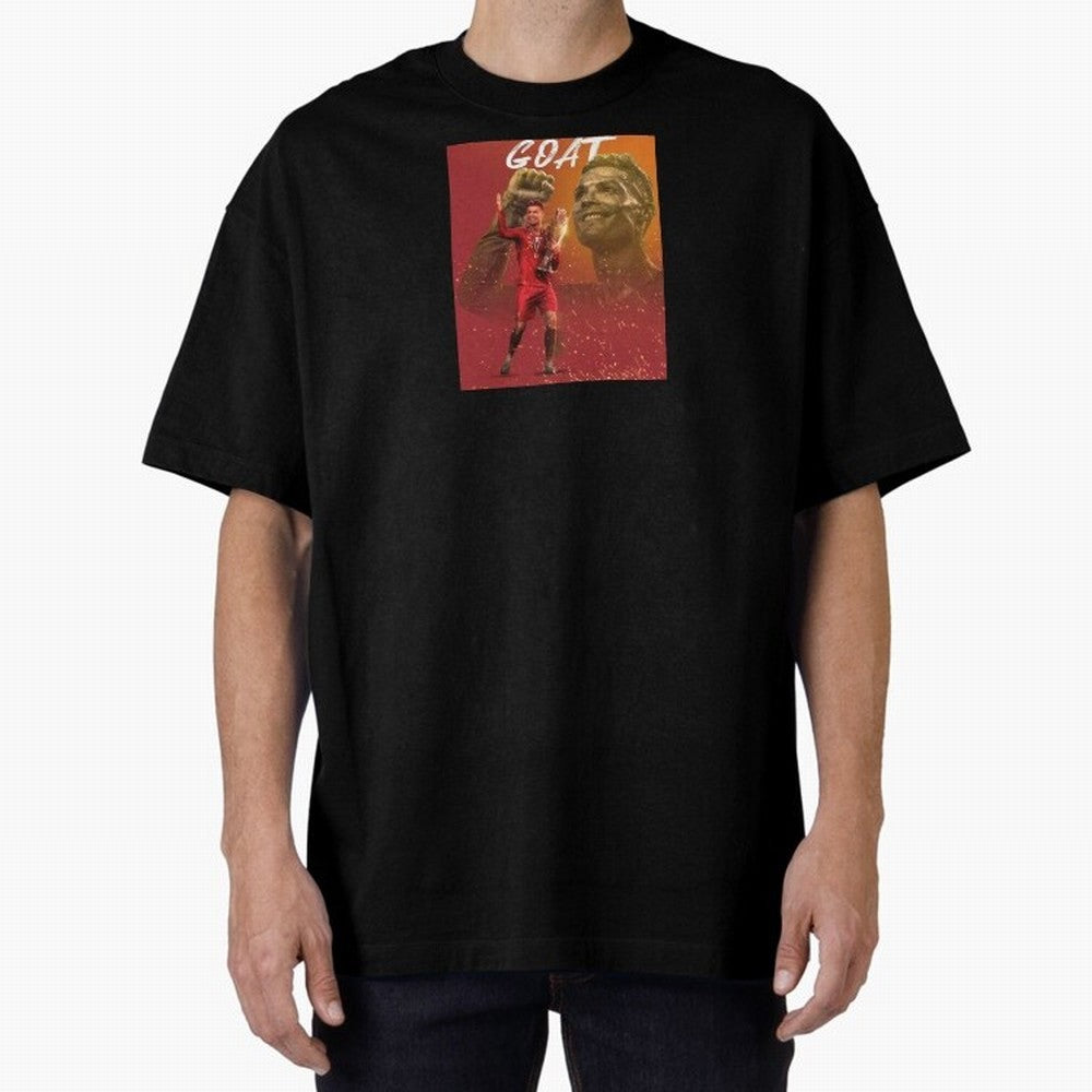 Wallpaper Cris Ronaldo Oversized T-Shirt Represent FIFA World Cup 2026 Spirit, Highlighting Portugal, Spain and Germany, Neymar, Haaland and Cristiano Ronaldo, Champion Mindset, Group Stage Buzz, Knockout Tension and Passionate Fan Culture; Great