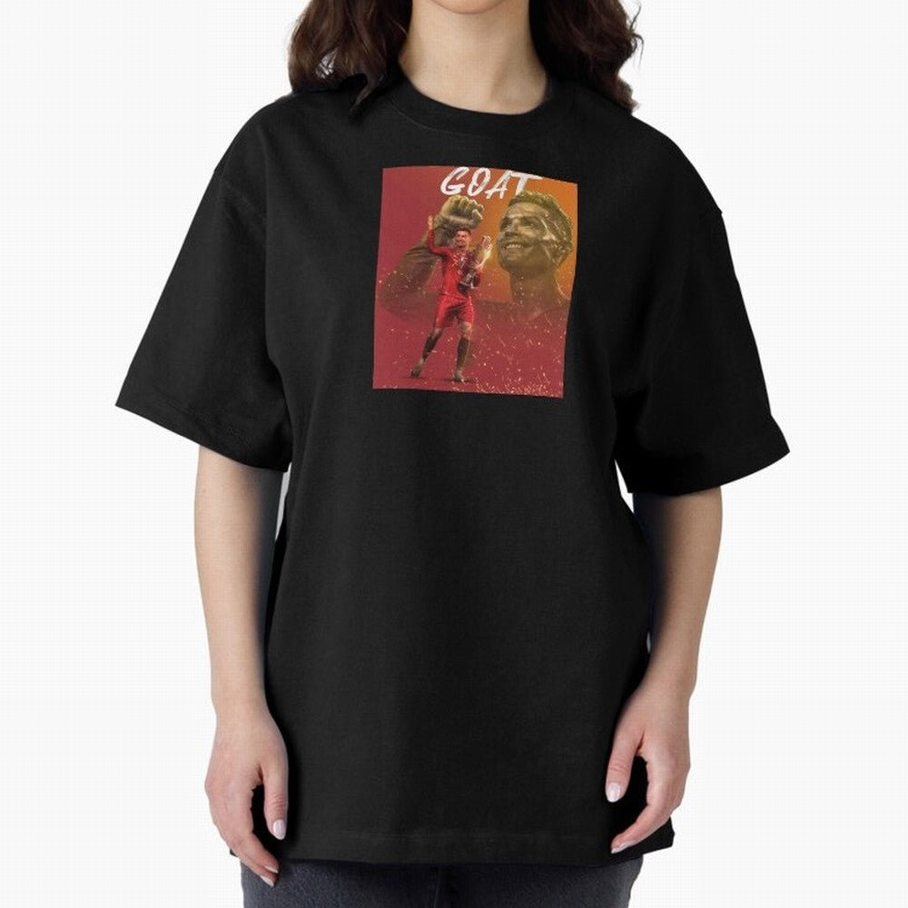 Wallpaper Cris Ronaldo Oversized T-Shirt Represent FIFA World Cup 2026 Spirit, Highlighting Portugal, Spain and Germany, Neymar, Haaland and Cristiano Ronaldo, Champion Mindset, Group Stage Buzz, Knockout Tension and Passionate Fan Culture; Great