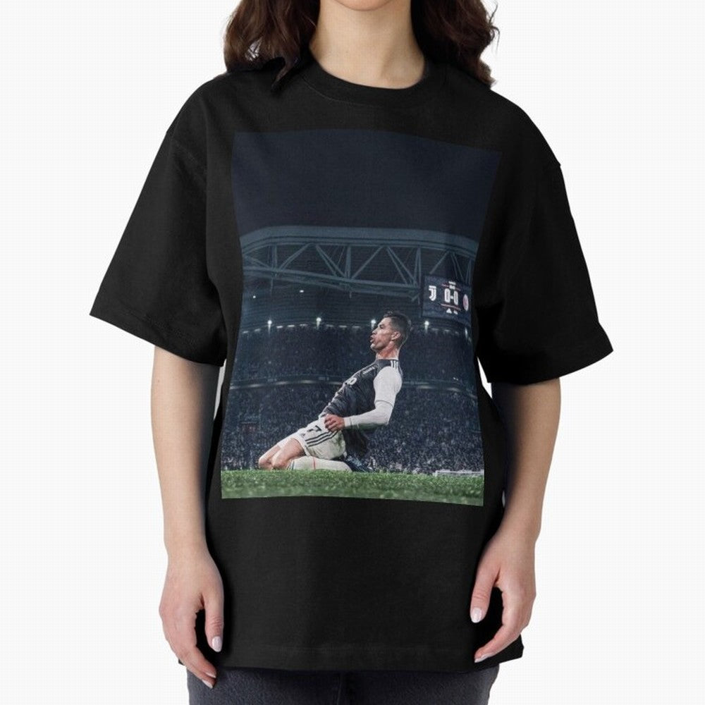 Wallpaper Cristiano Celebration Oversized T-Shirt Make Memories around FIFA World Cup 2026 Spirit, Featuring England and Germany, CR7 and Messi, Match Day Excitement, Supporter Culture, Golden Goals and Global Football Passion; Perfect for Fans,