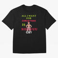 All i want for christmas is siuuu Oversized T-Shirt Honor Champions and Dreams in Global Football Passion for FIFA World Cup 2026 Group Stage, with Messi, CR7 and Mbappe, Brazil, Portugal and Argentina, Match Day Excitement, Supporter Culture,