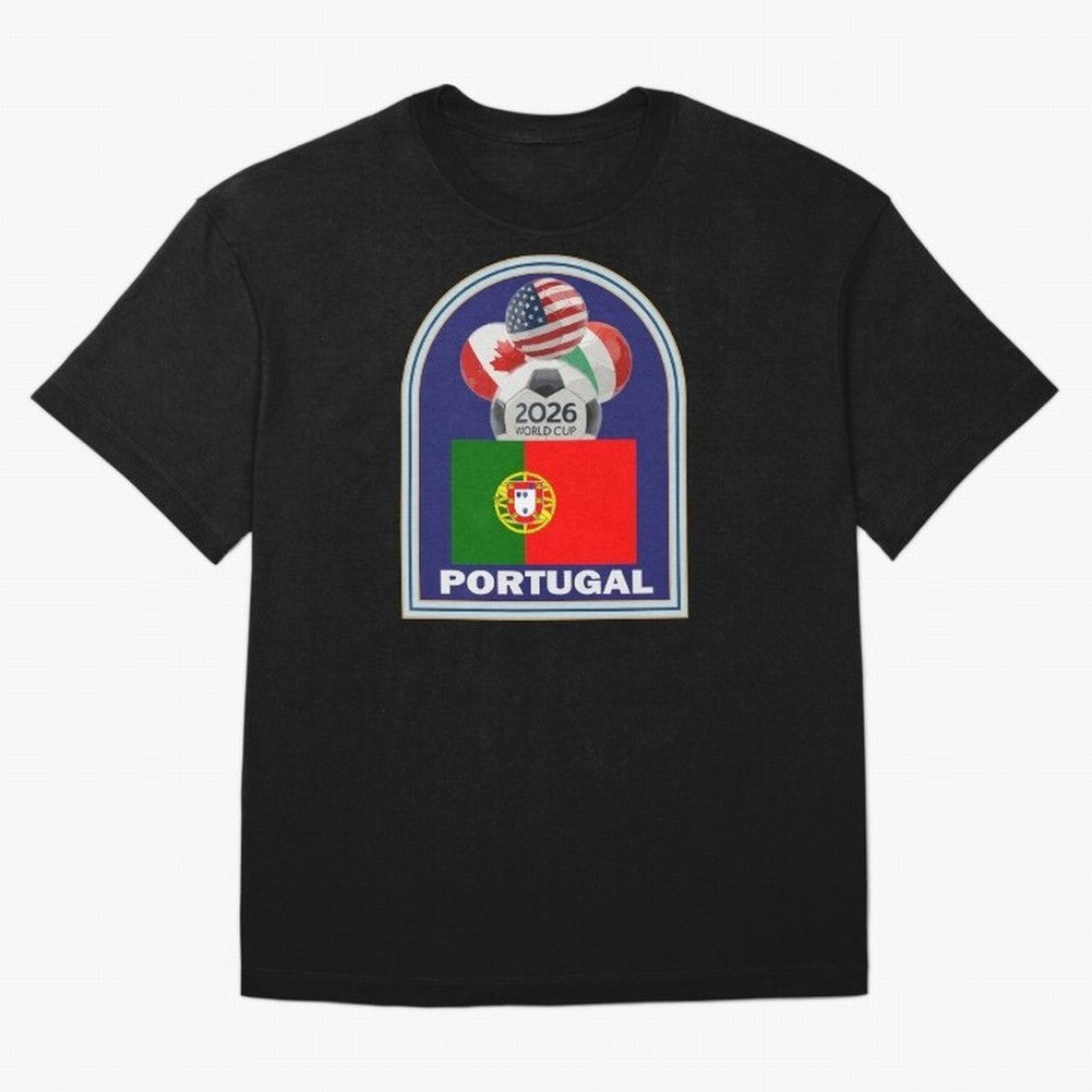 Portugal 2026 Soccer T-shirt Oversized T-Shirt Celebrate the Biggest Stage of FIFA World Cup 2026 Group Stage for Fans of Messi and England and Germany, Bringing Supporter Pride, Iconic Celebrations, Legendary Names and Global Match Day Energy;
