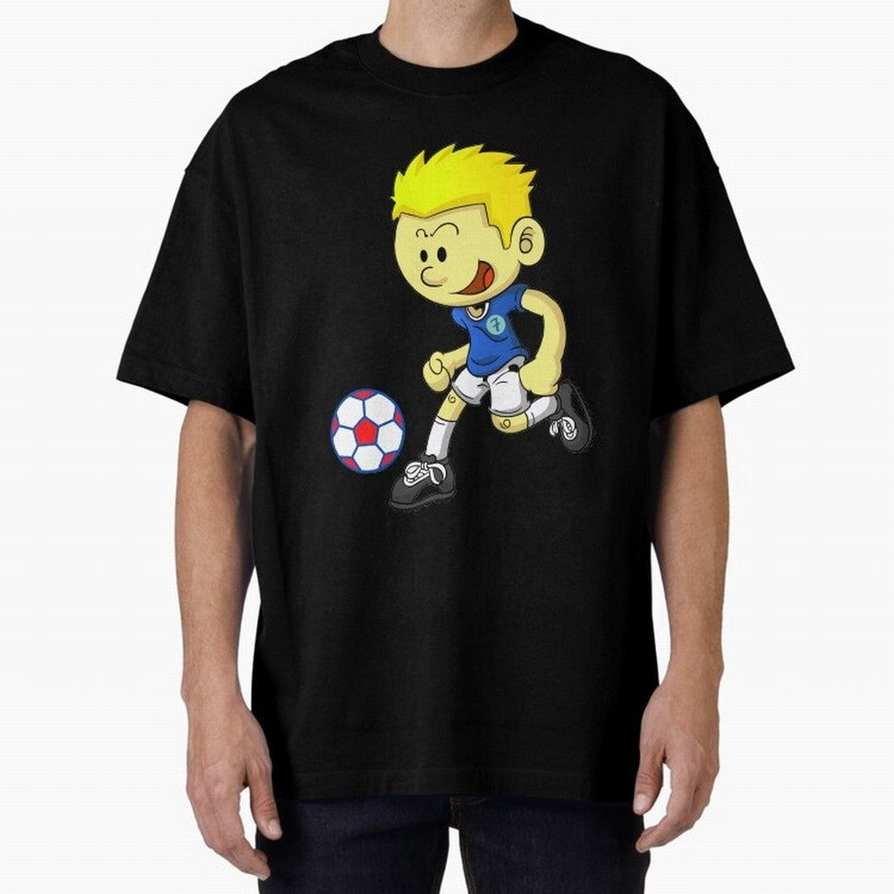 Football is a matter of life and death, I'm like Cristiano Ronaldo Oversized T-Shirt Embrace FIFA World Cup 2026 Spirit, Highlighting Argentina, Haaland, Global Supporter Spirit, Legendary Goals, National Colors and Tournament Celebration; Ideal