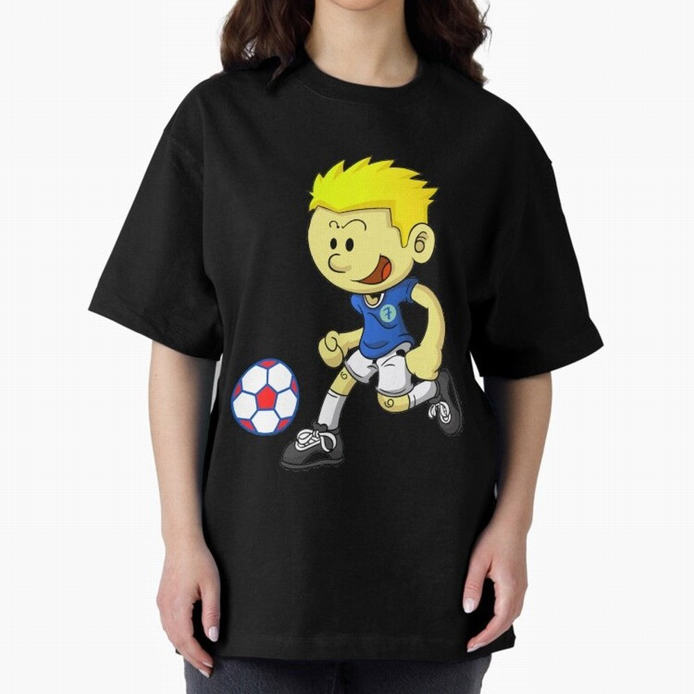 Football is a matter of life and death, I'm like Cristiano Ronaldo Oversized T-Shirt Embrace FIFA World Cup 2026 Spirit, Highlighting Argentina, Haaland, Global Supporter Spirit, Legendary Goals, National Colors and Tournament Celebration; Ideal