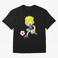 Football is a matter of life and death, I'm like Cristiano Ronaldo Oversized T-Shirt Embrace FIFA World Cup 2026 Spirit, Highlighting Argentina, Haaland, Global Supporter Spirit, Legendary Goals, National Colors and Tournament Celebration; Ideal