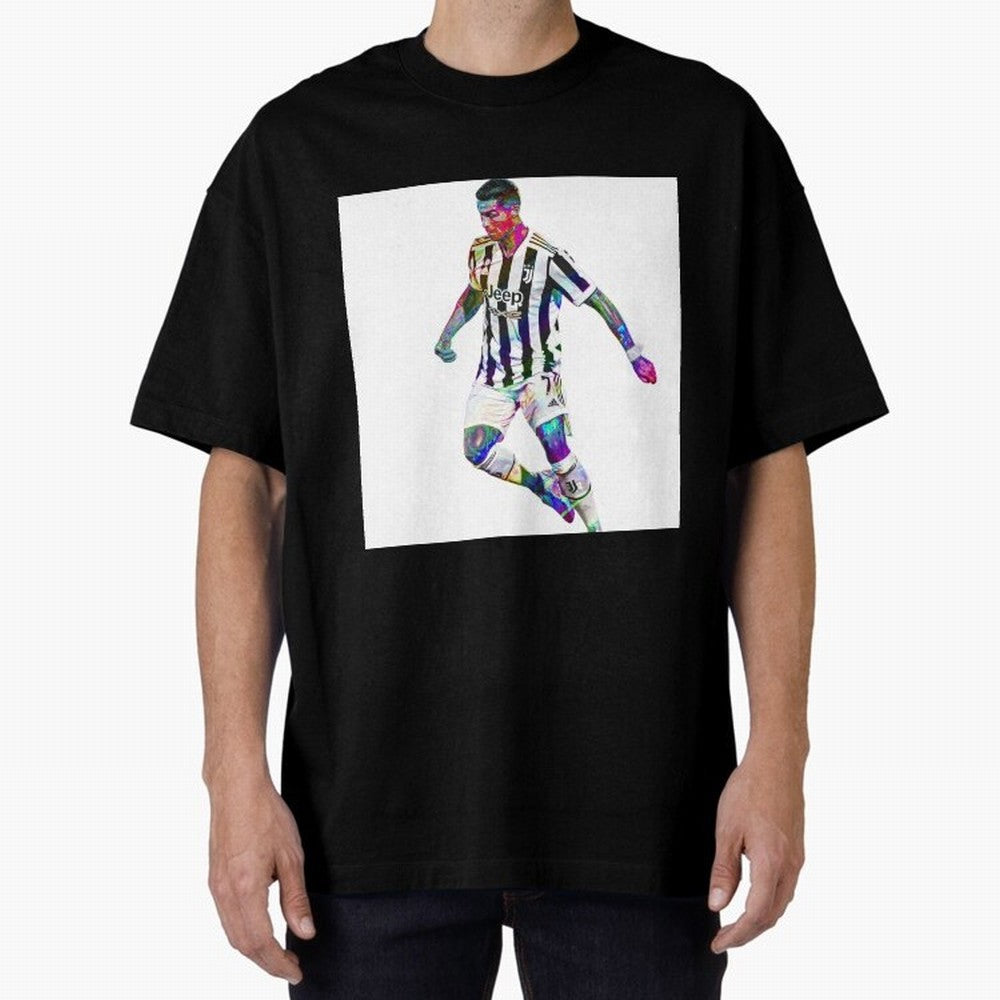 Cristiano Ronaldo art design. Cristiano Ronaldo sketch art Oversized T-Shirt Bring Home the FIFA World Cup 2026 Group Stage Journey through Cristiano Ronaldo Highlights, Spain and Netherlands Pride, Worldwide Fan Energy, Dramatic Goals, Stadium