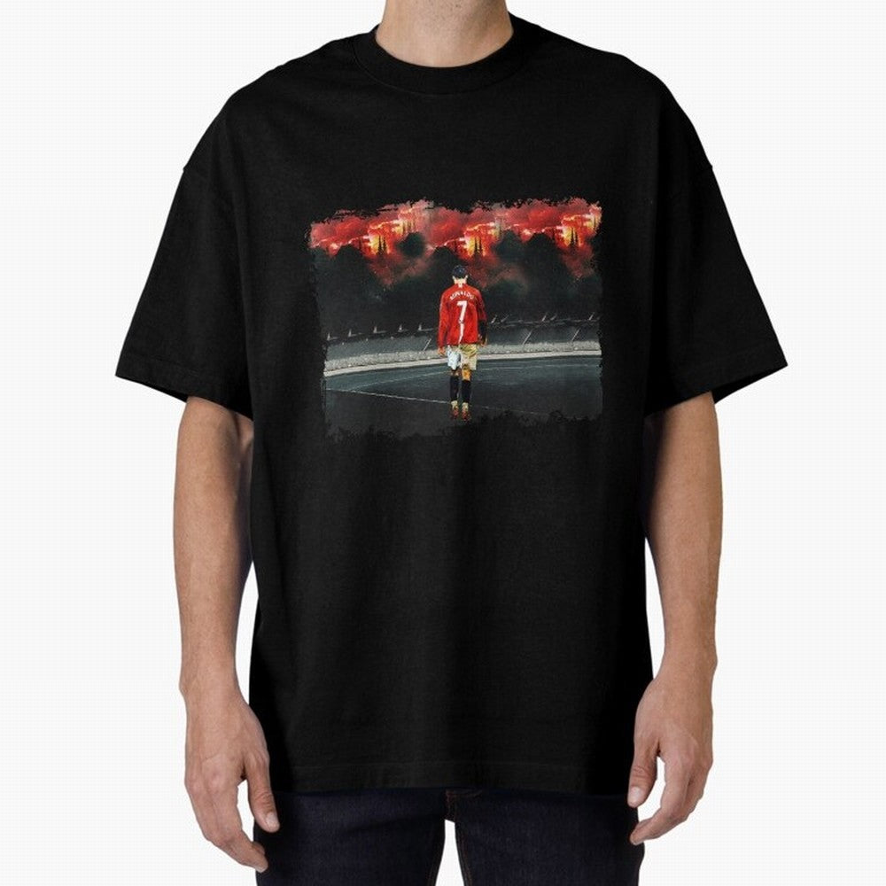 Cristiano Ronaldo 8K Oversized T-Shirt Capture Global Football Passion for FIFA World Cup 2026 USA Canada Mexico, Built around Messi and Cristiano Ronaldo, Portugal, Stadium Chants, National Pride, Trophy Dreams and Unforgettable Football Memories;