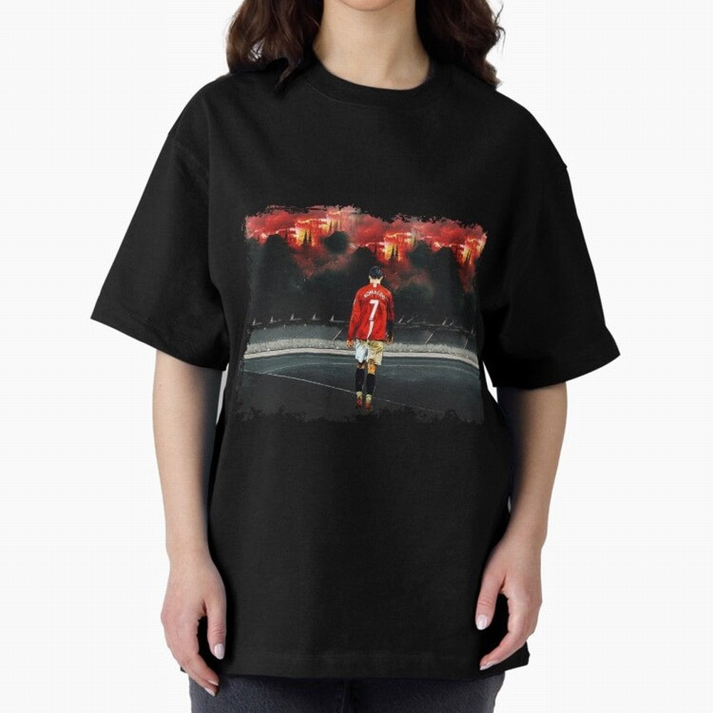 Cristiano Ronaldo 8K Oversized T-Shirt Capture Global Football Passion for FIFA World Cup 2026 USA Canada Mexico, Built around Messi and Cristiano Ronaldo, Portugal, Stadium Chants, National Pride, Trophy Dreams and Unforgettable Football Memories;