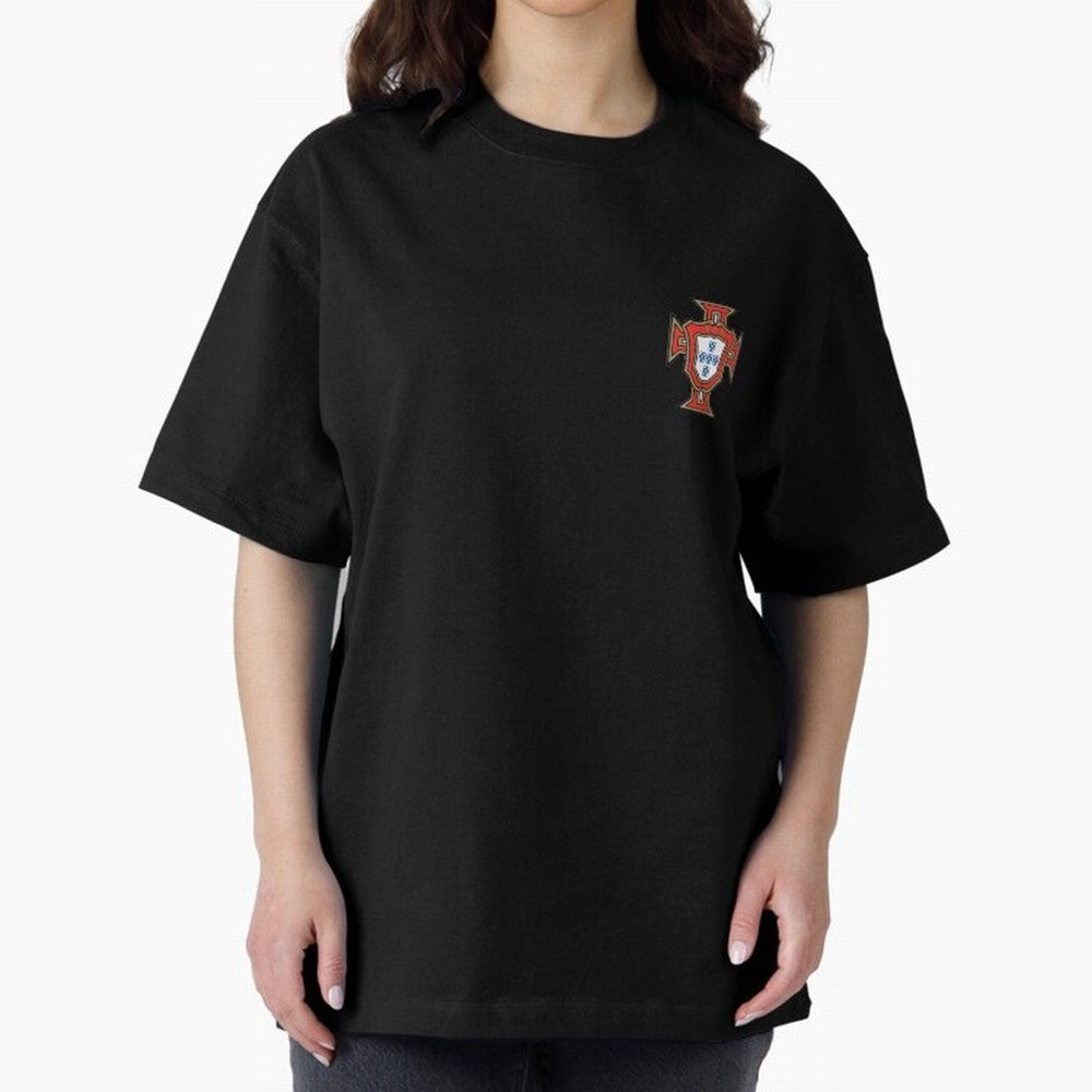 Portugal National Team - Oversized T-Shirt Show Your Tournament Heart for FIFA World Cup 2026 USA Canada Mexico Spirit, Connected to Argentina and Brazil, Cristiano Ronaldo, Vintage Soccer Flavor, Modern Football Stars, National Flags and Final