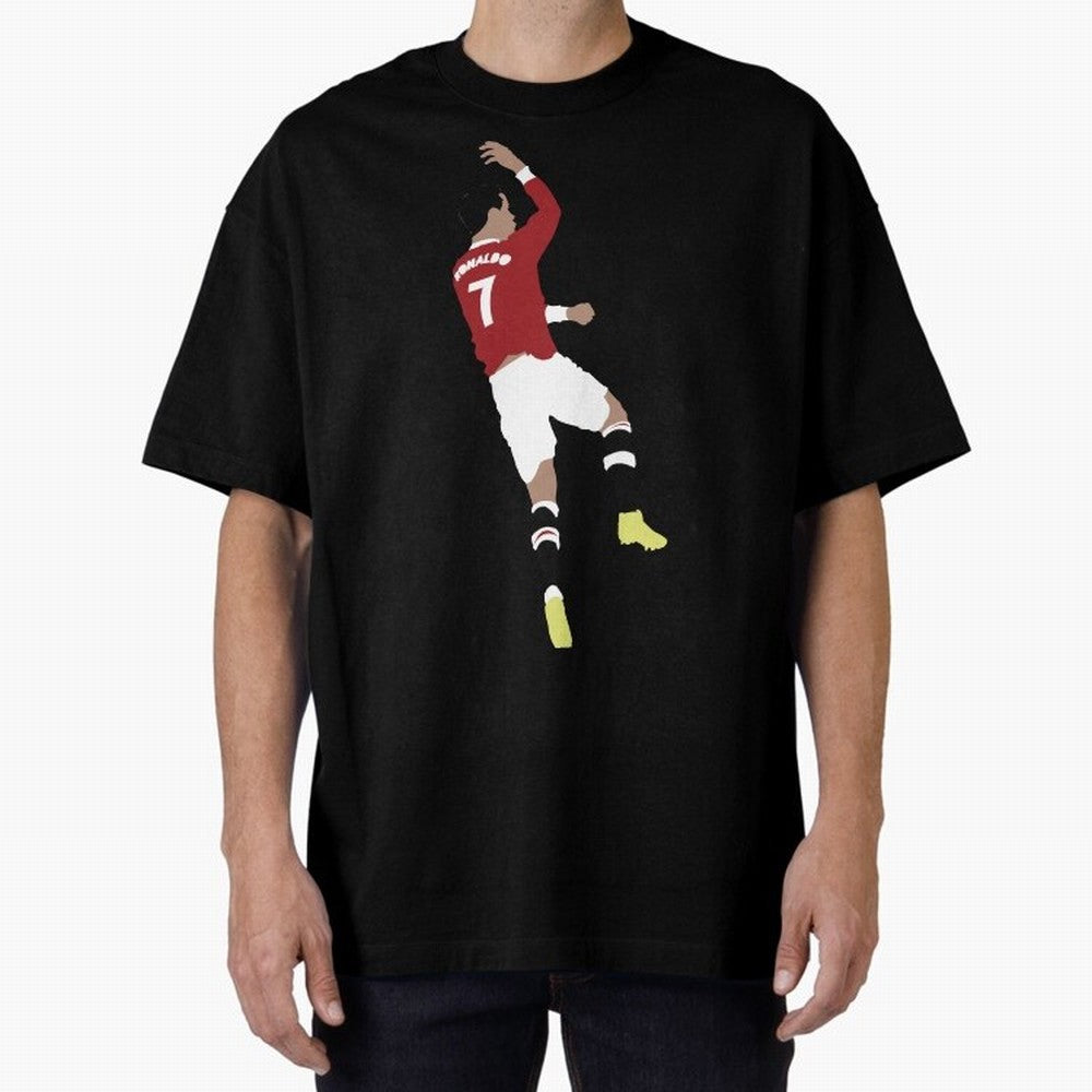 Cristiano Ronaldo Suuii - Design Oversized T-Shirt Celebrate Supporters United by FIFA World Cup 2026 Connected to Mbappe, Netherlands Energy, Classic Soccer Heritage, Championship Pressure, Fan Loyalty and International Pride; Made for Die Hard