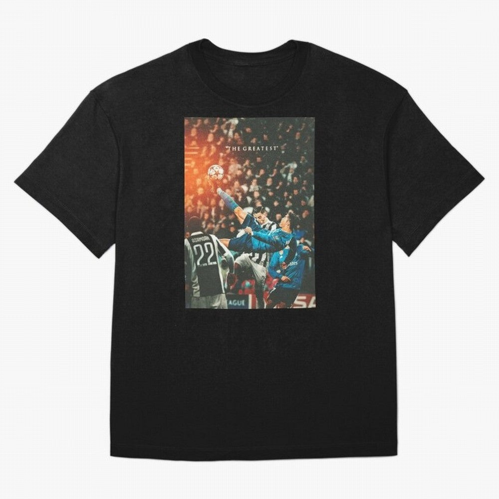 Ronaldo Bicycle Kick Skills Greatest, Ronaldo Gifts, Ronaldo Best Selling , Ronaldo Top Items Poste Oversized T-Shirt Celebrate Global Passion for FIFA World Cup 2026 Spirit, Made for Spain and Netherlands, Haaland, Classic Soccer Heritage,