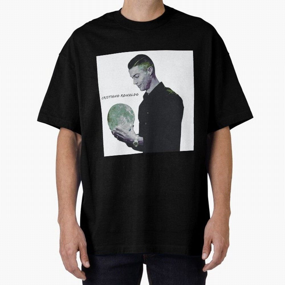 Cristiano Ronaldo art illustration. Cristiano Ronaldo sketch art Oversized T-Shirt Show Your Tournament Heart for Match Day Hype around FIFA World Cup 2026 Group Stage, Neymar, Argentina, Soccer Culture, Superstar Moments, National Team Dreams and
