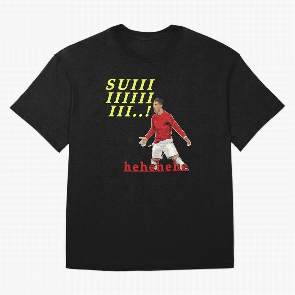 Hehehe suiii !! Cristiano ronaldo goal Oversized T-Shirt Create the FIFA World Cup 2026 Journey through Haaland Highlights, England and Germany Pride, Soccer Culture, Superstar Moments, National Team Dreams and Competitive Fire; Made for Die Hard