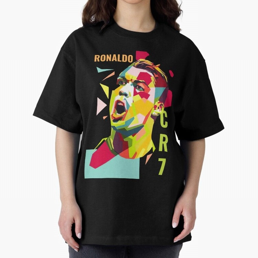 RONALDO CR7 Design Oversized T-Shirt Bring International Match Energy to FIFA World Cup 2026 for Fans of Messi and Cristiano Ronaldo and England and Germany, Bringing Global Supporter Spirit, Legendary Goals, National Colors and Tournament