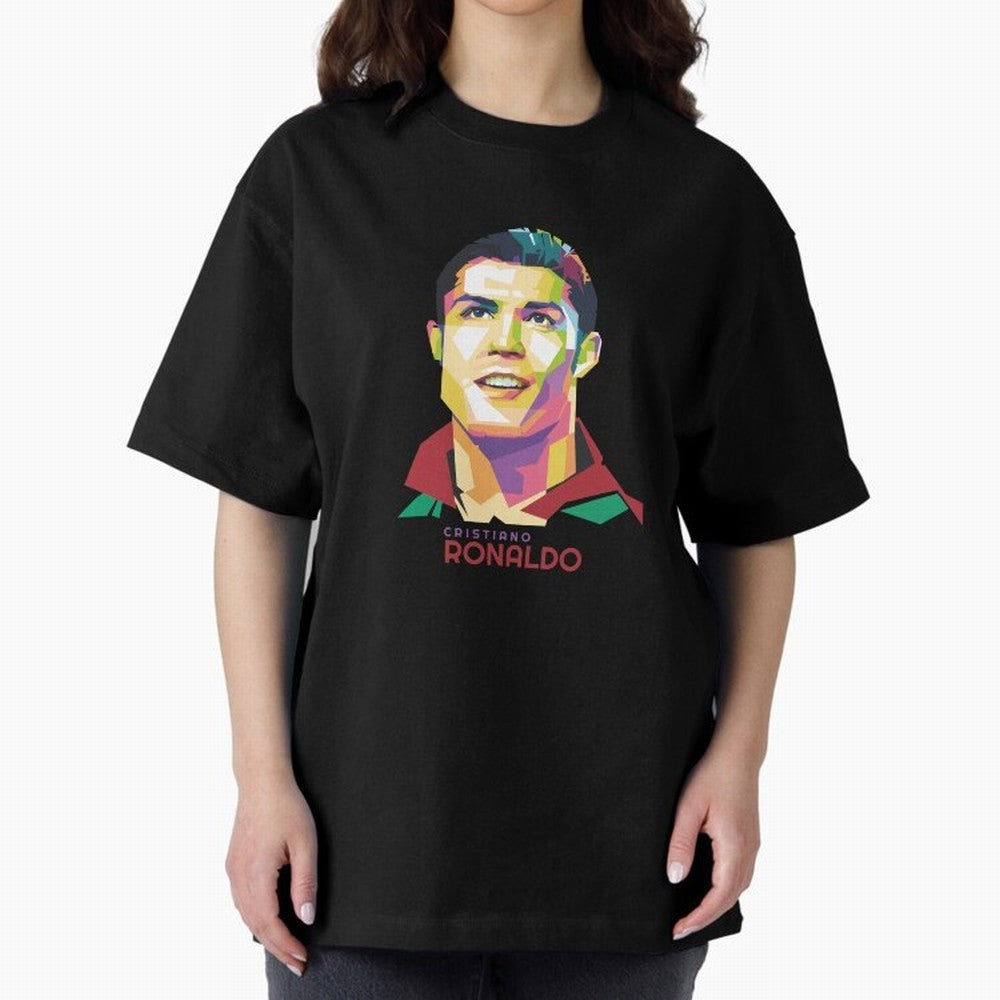 Cristiano Ronaldo Oversized T-Shirt Turn Football Passion into FIFA World Cup 2026 USA Canada Mexico Spirit, Centered on Spain and Netherlands, Mbappe, Goal Celebration Energy, Supporter Heritage, Football Icons and Worldwide Tournament Joy; Great