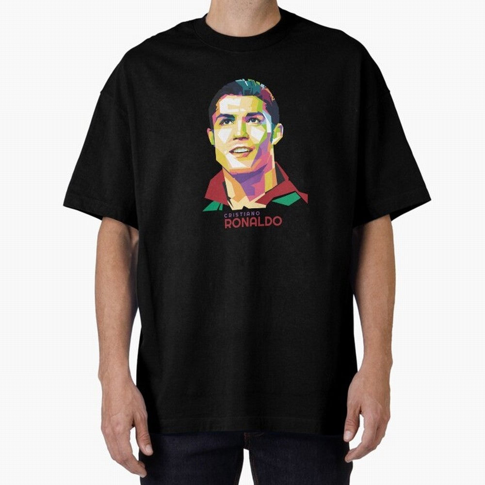 Cristiano Ronaldo Oversized T-Shirt Turn Football Passion into FIFA World Cup 2026 USA Canada Mexico Spirit, Centered on Spain and Netherlands, Mbappe, Goal Celebration Energy, Supporter Heritage, Football Icons and Worldwide Tournament Joy; Great