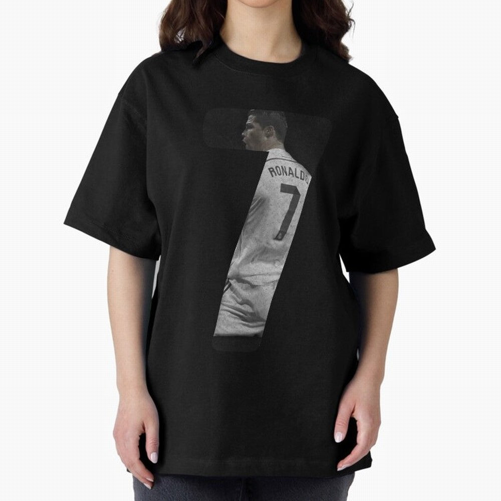 Cristiano Ronaldo shirt number manipulation Oversized T-Shirt Bring Retro Soccer Energy to FIFA World Cup 2026 for Fans of Cristiano Ronaldo and Brazil, Portugal and Argentina, Bringing Classic Soccer Heritage, Championship Pressure, Fan Loyalty