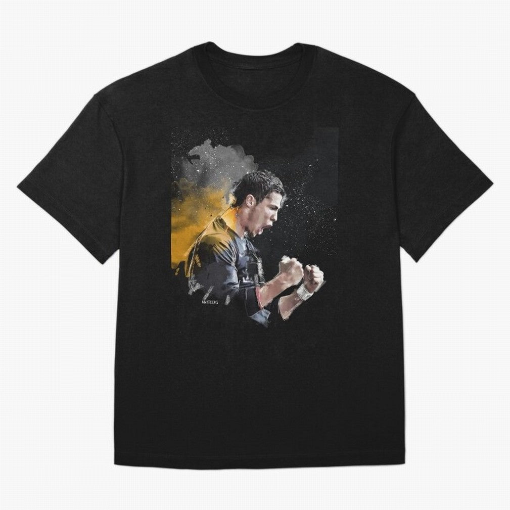 CRISTIANO RONALDO PAINTING Oversized T-Shirt Bring Trophy Dreams to the FIFA World Cup 2026 Group Stage Journey through Messi, Neymar and Mbappe Highlights, England and Germany Pride, Fan Favorite Moments, National Team Passion, Big Match Drama and