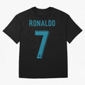 Cristiano Ronaldo 2018 Oversized T-Shirt Support Your Favorite Stars during FIFA World Cup 2026 for Fans of Messi and Cristiano Ronaldo and Brazil, Portugal and Argentina, Bringing Goal Celebration Energy, Supporter Heritage, Football Icons and