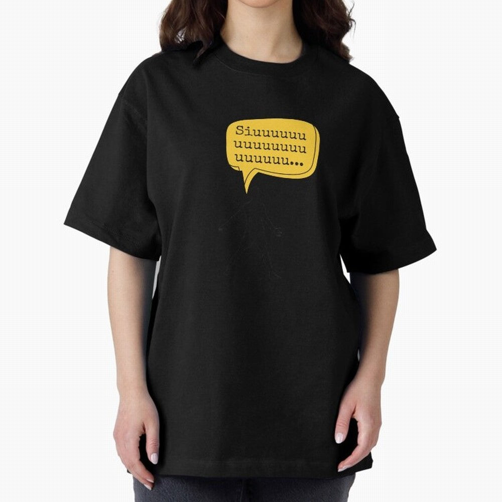 Siuuu cristiano ronaldo CR7 Oversized T-Shirt Follow the Final Road of FIFA World Cup 2026 Group Stage for Fans of Mbappe and Neymar and Argentina, France and Brazil, Bringing Stadium Memories, Football Loyalty, International Chants and