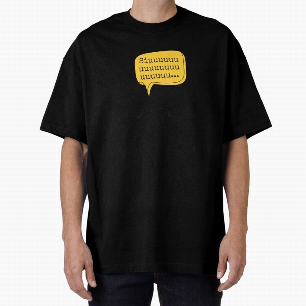 Siuuu cristiano ronaldo CR7 Oversized T-Shirt Follow the Final Road of FIFA World Cup 2026 Group Stage for Fans of Mbappe and Neymar and Argentina, France and Brazil, Bringing Stadium Memories, Football Loyalty, International Chants and