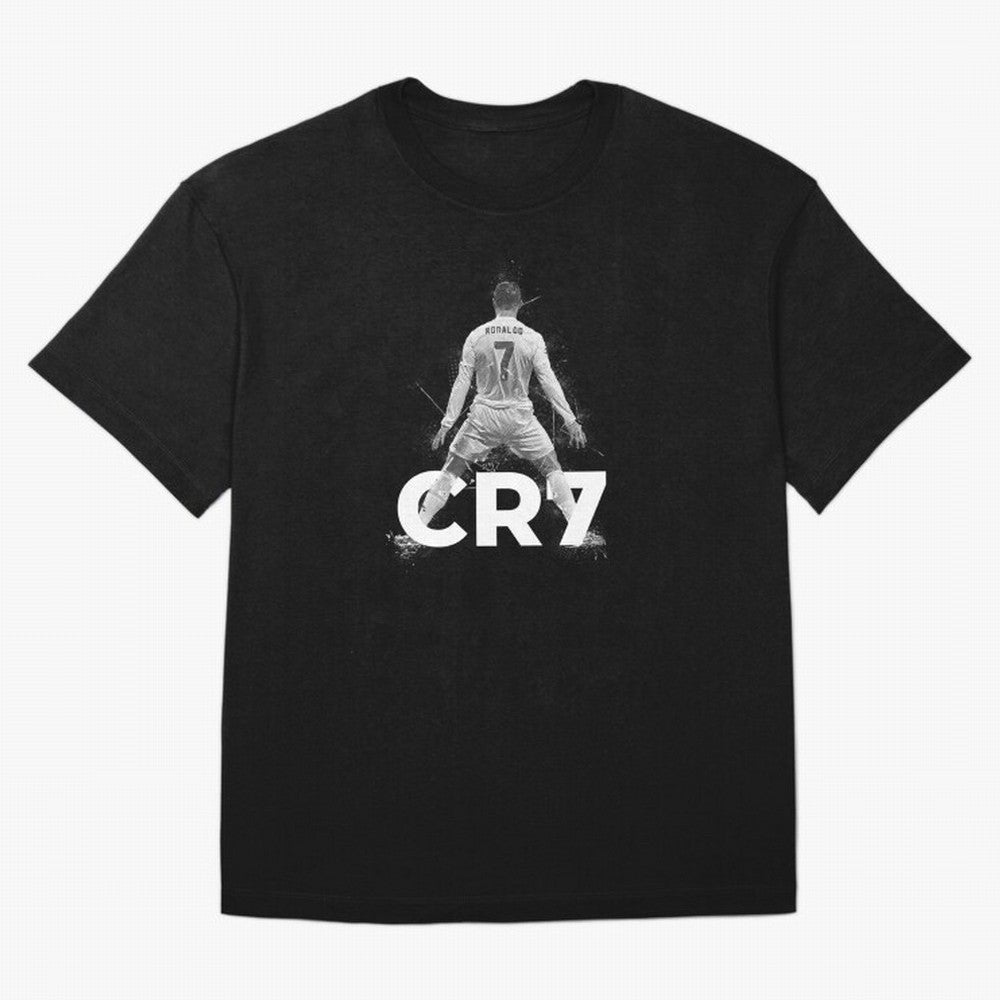 Cristiano Ronaldo Oversized T-Shirt Follow the Road to FIFA World Cup 2026 Group Stage Capturing CR7 and Messi, England Energy, Championship Spirit, Famous Goals, Roaring Crowds and International Football Unity; Great for Watch Parties, Sports