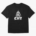 Cristiano Ronaldo Oversized T-Shirt Follow the Road to FIFA World Cup 2026 Group Stage Capturing CR7 and Messi, England Energy, Championship Spirit, Famous Goals, Roaring Crowds and International Football Unity; Great for Watch Parties, Sports