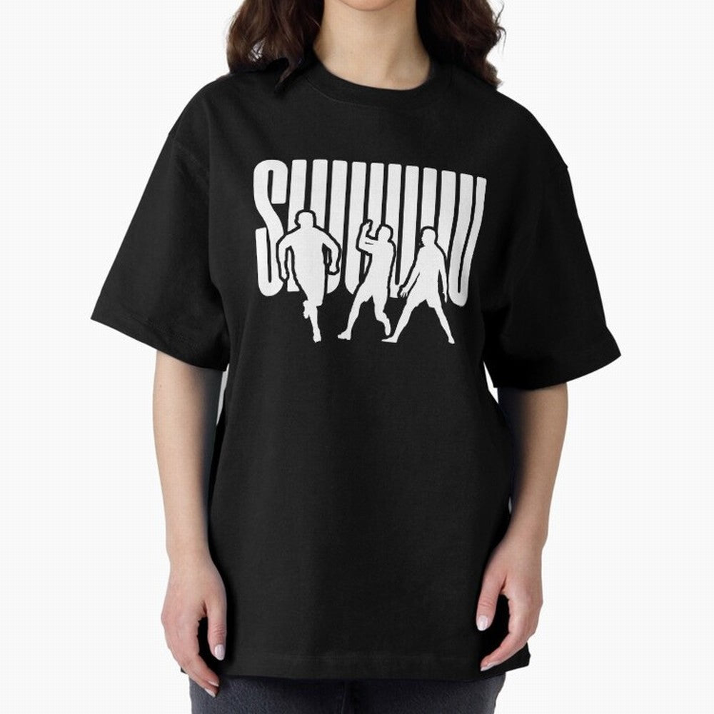 Siuuu Cristiano ronaldo suiii Oversized T-Shirt Back Your Heroes with FIFA World Cup 2026 Inspired by Neymar, France and Portugal Energy, Retro Football Energy, Iconic Rivalries, Trophy Chase Drama and Stadium Atmosphere; Perfect for Supporters Who