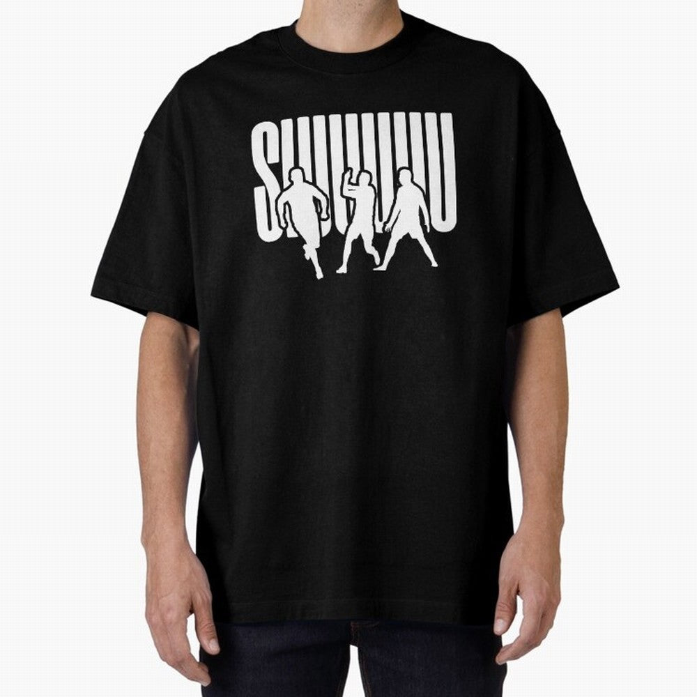 Siuuu Cristiano ronaldo suiii Oversized T-Shirt Back Your Heroes with FIFA World Cup 2026 Inspired by Neymar, France and Portugal Energy, Retro Football Energy, Iconic Rivalries, Trophy Chase Drama and Stadium Atmosphere; Perfect for Supporters Who