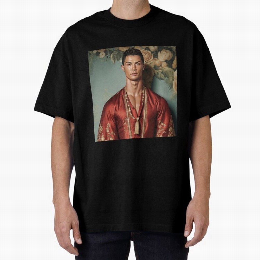 Cristiano Ronaldo Oversized T-Shirt Remember Iconic Moments from Global Football Passion for FIFA World Cup 2026 Group Stage, Made for Mbappe, Spain and Netherlands, Football Passion, Legendary Performances, Festival Vibes and Supporter Community;