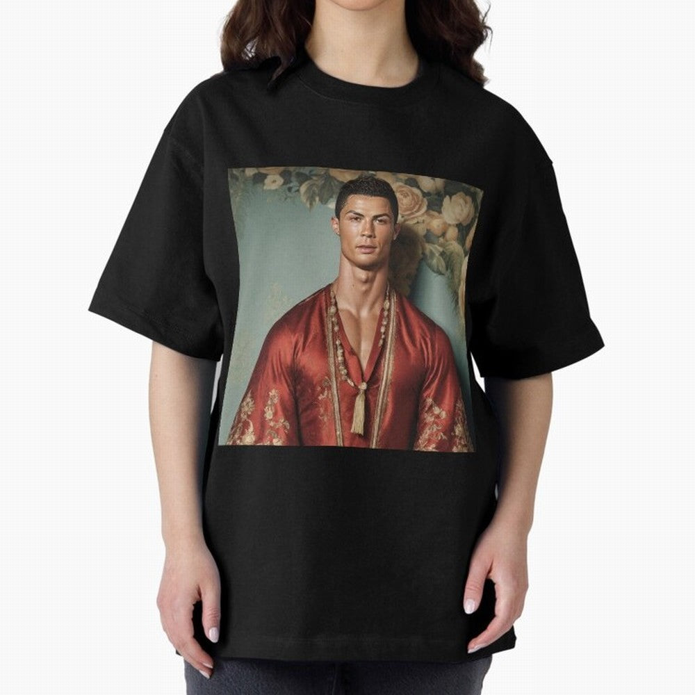 Cristiano Ronaldo Oversized T-Shirt Remember Iconic Moments from Global Football Passion for FIFA World Cup 2026 Group Stage, Made for Mbappe, Spain and Netherlands, Football Passion, Legendary Performances, Festival Vibes and Supporter Community;