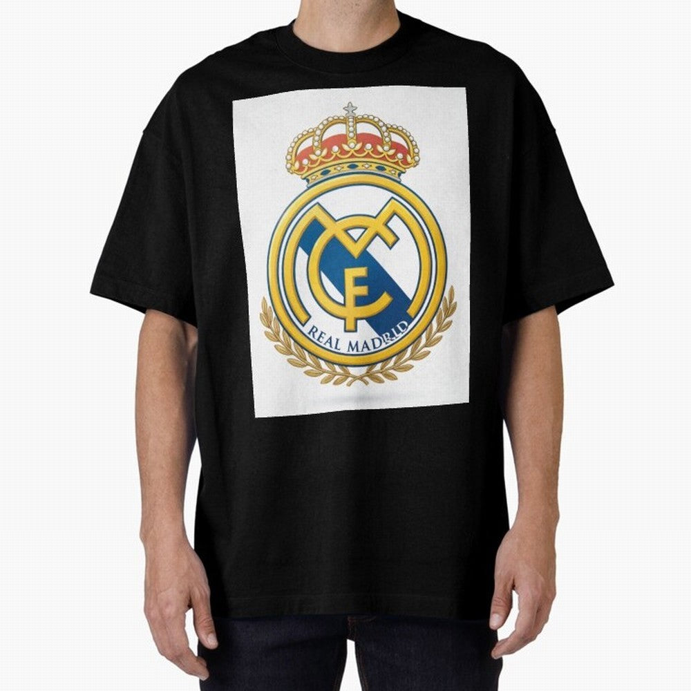 Real Futbol Bernab¨¦u Oversized T-Shirt Show Championship Spirit for FIFA World Cup 2026 Group Stage Spirit, Capturing England, France and Netherlands, Neymar, Stadium Chants, National Pride, Trophy Dreams and Unforgettable Football Memories; Made