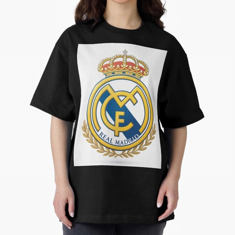 Real Futbol Bernab¨¦u Oversized T-Shirt Show Championship Spirit for FIFA World Cup 2026 Group Stage Spirit, Capturing England, France and Netherlands, Neymar, Stadium Chants, National Pride, Trophy Dreams and Unforgettable Football Memories; Made