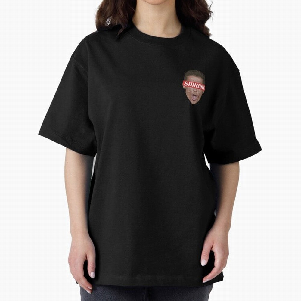 SIIII - Cristiano Ronaldo - Floating Head Oversized T-Shirt Make Your Look Match FIFA World Cup 2026 USA Canada Mexico Spirit, Inspired by France and Portugal, Neymar, Haaland and Cristiano Ronaldo, Supporter Pride, Iconic Celebrations, Legendary