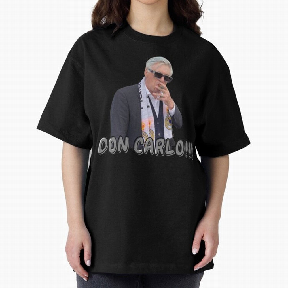 Don Carlo Ancelotti Oversized T-Shirt Unlock FIFA World Cup 2026 USA Canada Mexico Spirit, Inspired by Netherlands, Mbappe and Neymar, Retro Football Energy, Iconic Rivalries, Trophy Chase Drama and Stadium Atmosphere; Created for Match Day