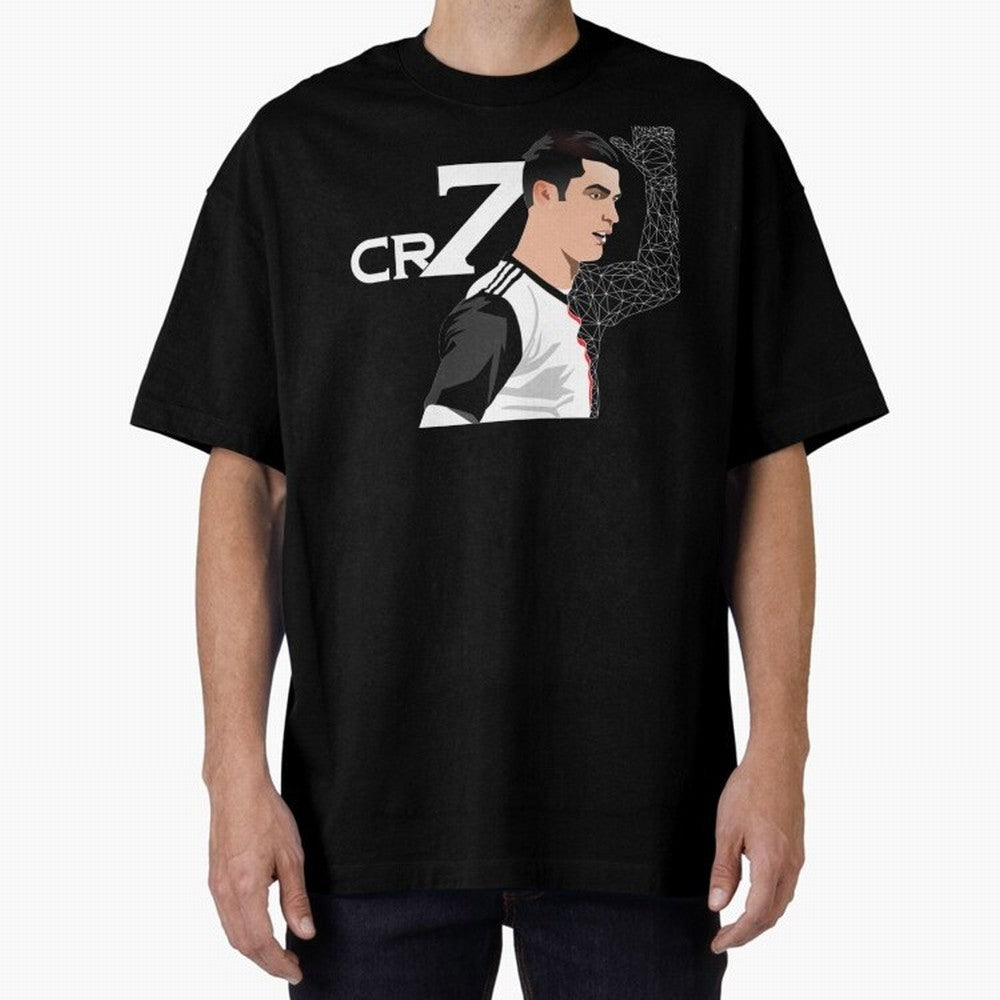 Cristiano Ronaldo 7 Cristiano Ronaldo Cristiano Oversized T-Shirt Bring FIFA World Cup 2026 Group Stage Spirit, with Germany, Neymar, Retro Football Energy, Iconic Rivalries, Trophy Chase Drama and Stadium Atmosphere; Great for Supporters Who Love