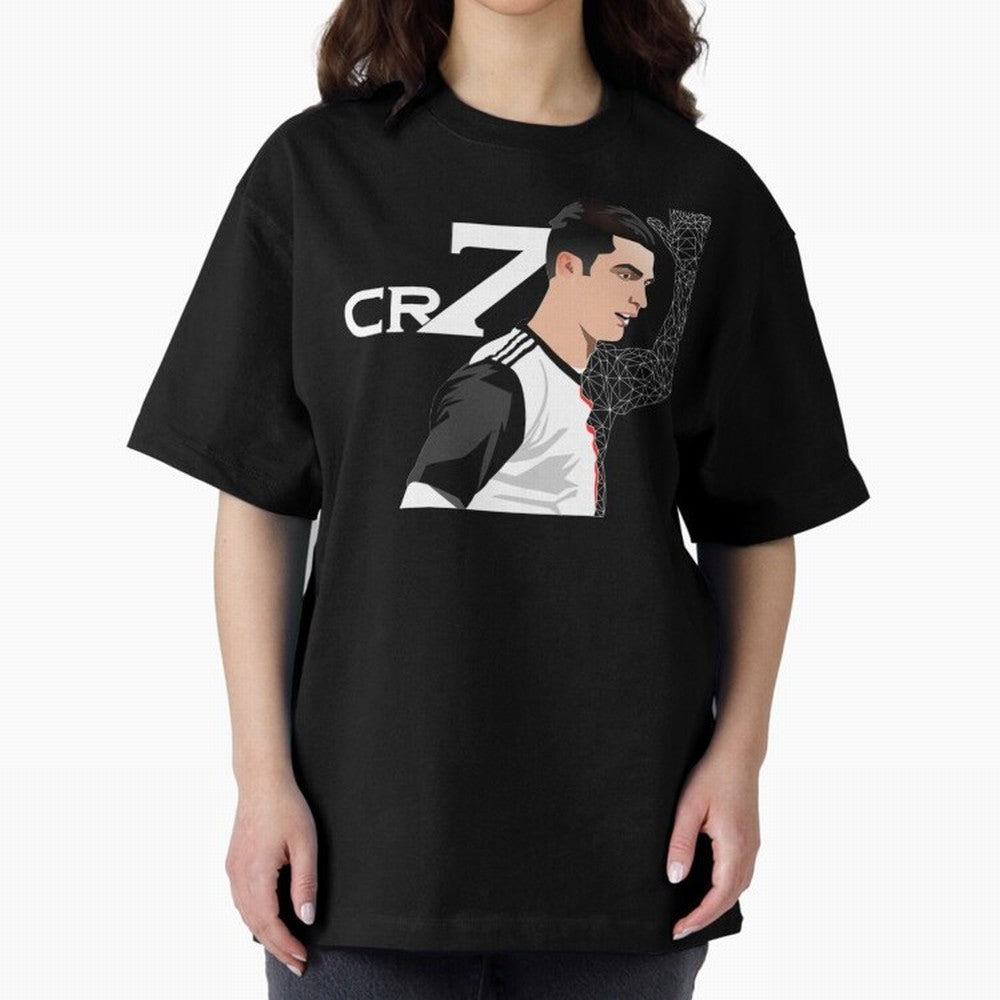 Cristiano Ronaldo 7 Cristiano Ronaldo Cristiano Oversized T-Shirt Bring FIFA World Cup 2026 Group Stage Spirit, with Germany, Neymar, Retro Football Energy, Iconic Rivalries, Trophy Chase Drama and Stadium Atmosphere; Great for Supporters Who Love