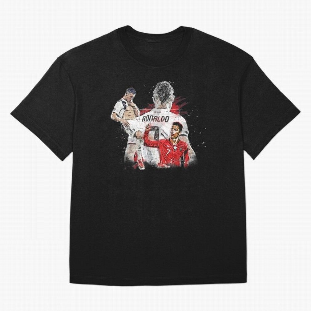 Cristiano Ronaldo Cristiano Ronaldo Oversized T-Shirt Honor the Beautiful Game during FIFA World Cup 2026 Group Stage Spirit, with Argentina and Brazil, Cristiano Ronaldo, Haaland and CR7, Match Day Excitement, Supporter Culture, Golden Goals and