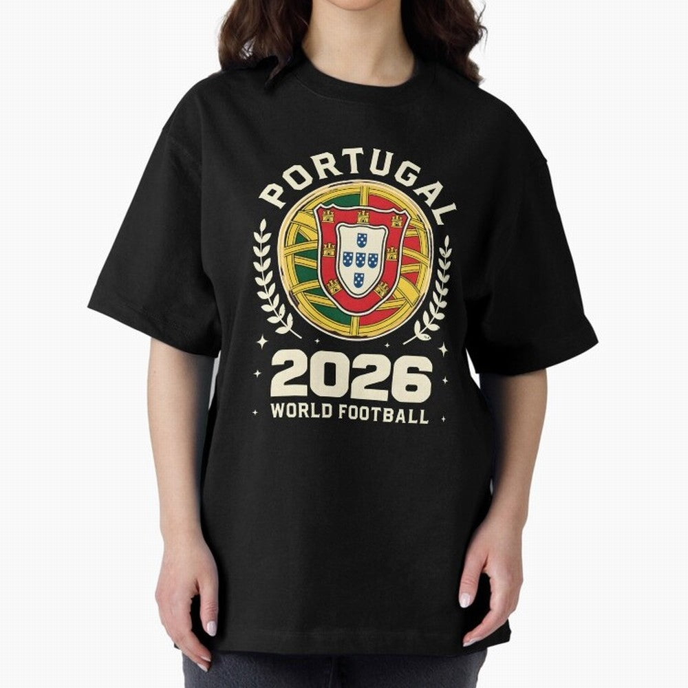 Portugal 2026 World Football Oversized T-Shirt Bring Legendary Rivalry Energy to FIFA World Cup 2026 Centered on Haaland and Mbappe, Argentina and Brazil Energy, Stadium Memories, Football Loyalty, International Chants and Championship Tradition;