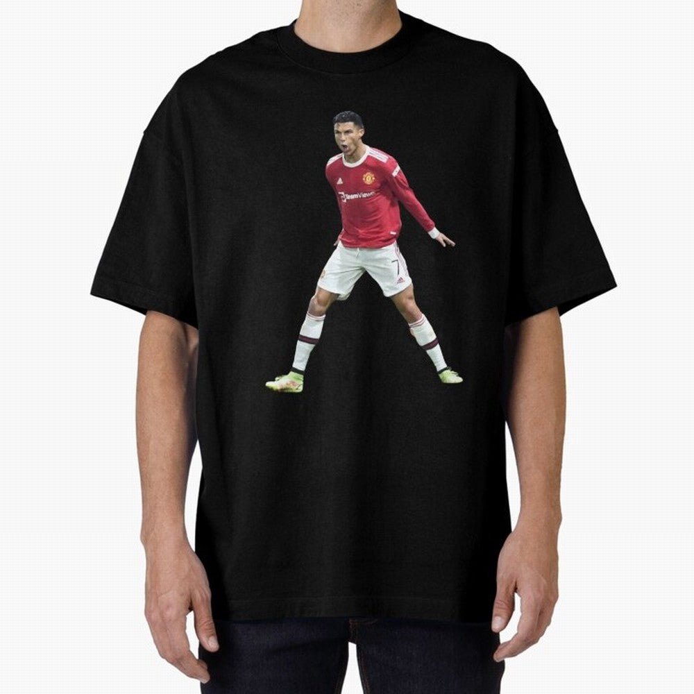 Ronaldo in Flight Oversized T-Shirt Bring Champion Energy into Match Day Hype around FIFA World Cup 2026 USA Canada Mexico, Cristiano Ronaldo, France, Stadium Chants, National Pride, Trophy Dreams and Unforgettable Football Memories; Perfect for