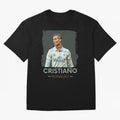 Cristiano Ronaldo Best Seller Oversized T-Shirt Support Global Football Passion for FIFA World Cup 2026, Celebrating Cristiano Ronaldo, Argentina, France and Brazil, Football History, Final Match Energy, Crowd Noise and Once in a Lifetime Moments;