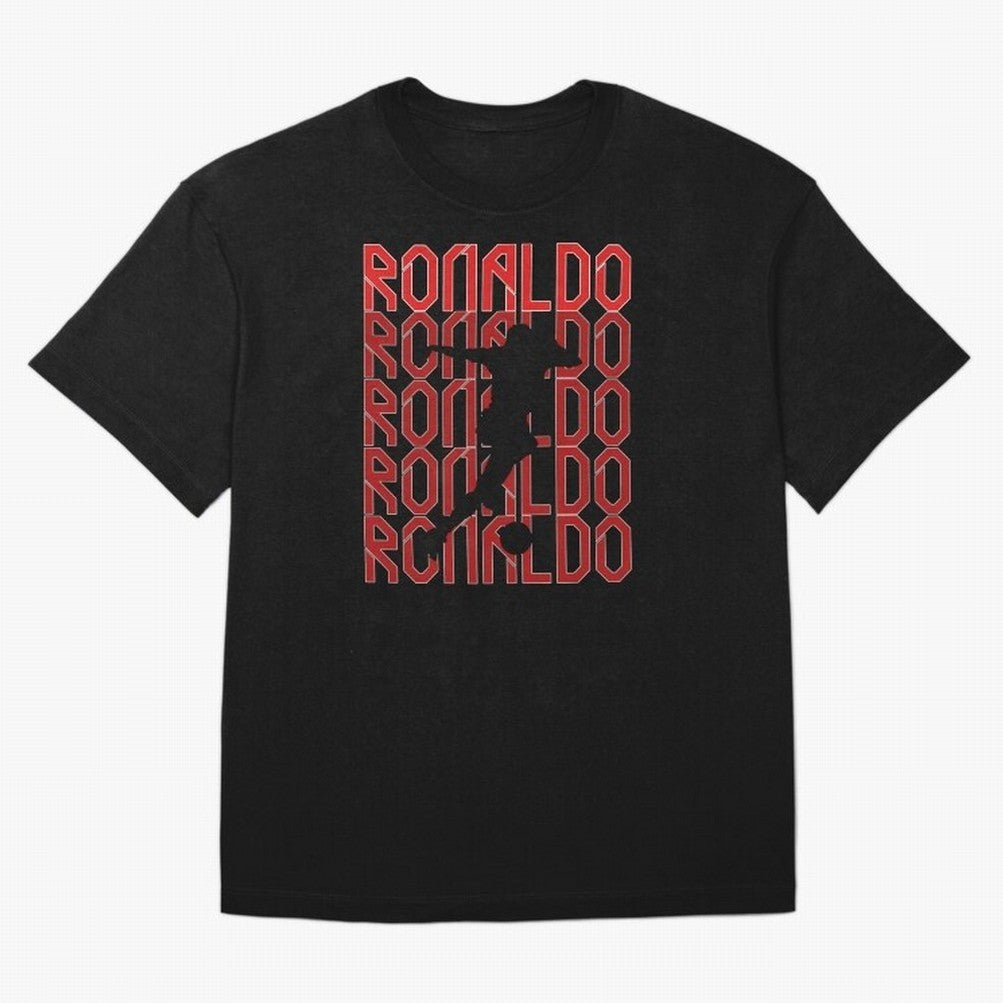 Cristiano Ronaldo Oversized T-Shirt Honor Football Greatness during FIFA World Cup 2026 Spirit, Driven by Argentina and Brazil, CR7 and Messi, Match Day Excitement, Supporter Culture, Golden Goals and Global Football Passion; Made for Collectors