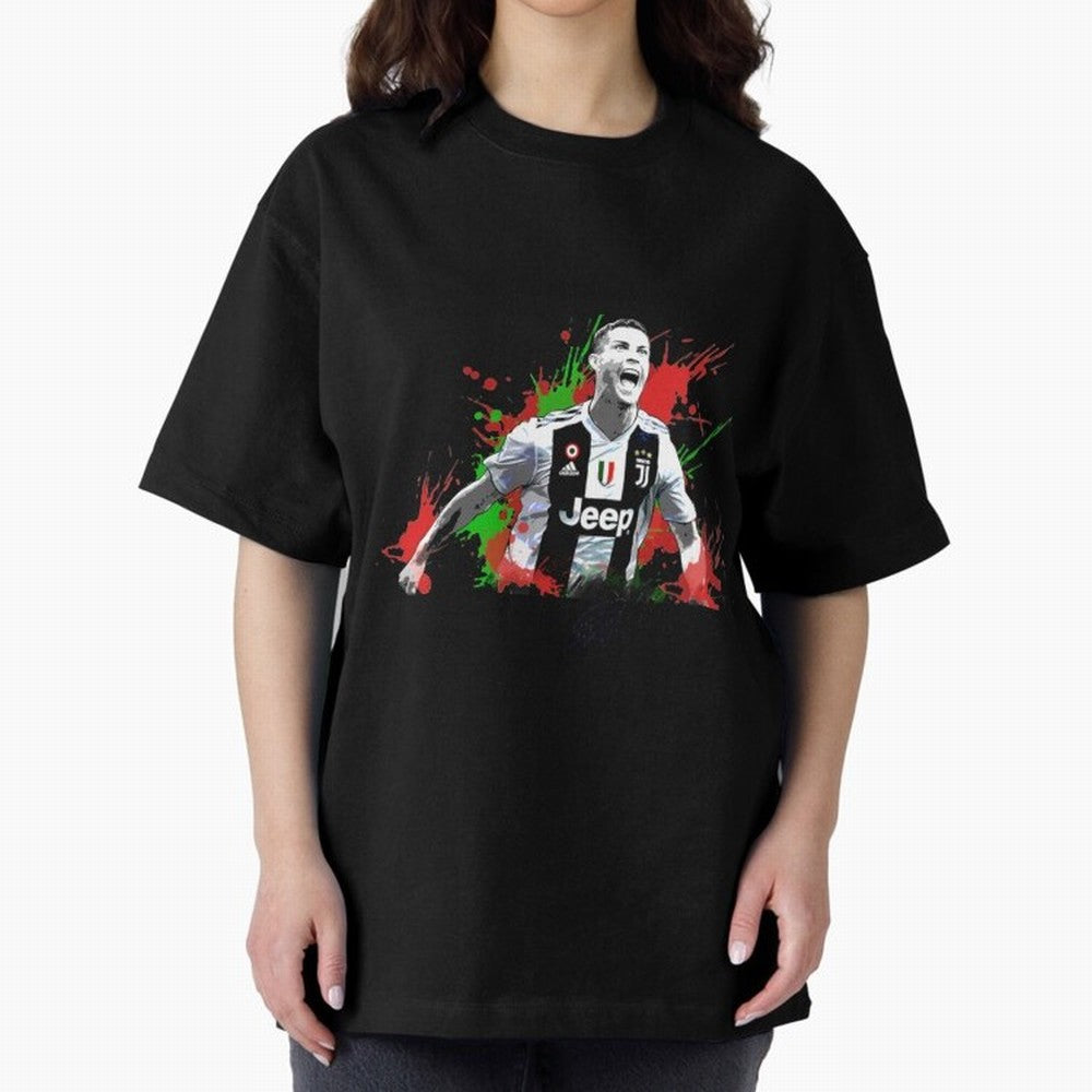 Cristiano Ronaldo Cristiano Ronaldo Oversized T-Shirt Make Memories around FIFA World Cup 2026 USA Canada Mexico Spirit, Celebrating England, Messi, Neymar and Mbappe, Football Passion, Legendary Performances, Festival Vibes and Supporter