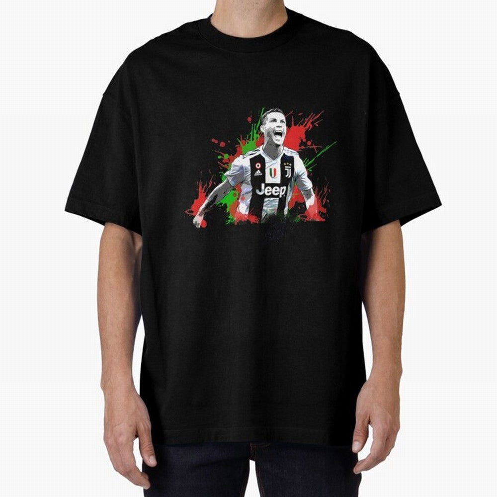 Cristiano Ronaldo Cristiano Ronaldo Oversized T-Shirt Make Memories around FIFA World Cup 2026 USA Canada Mexico Spirit, Celebrating England, Messi, Neymar and Mbappe, Football Passion, Legendary Performances, Festival Vibes and Supporter