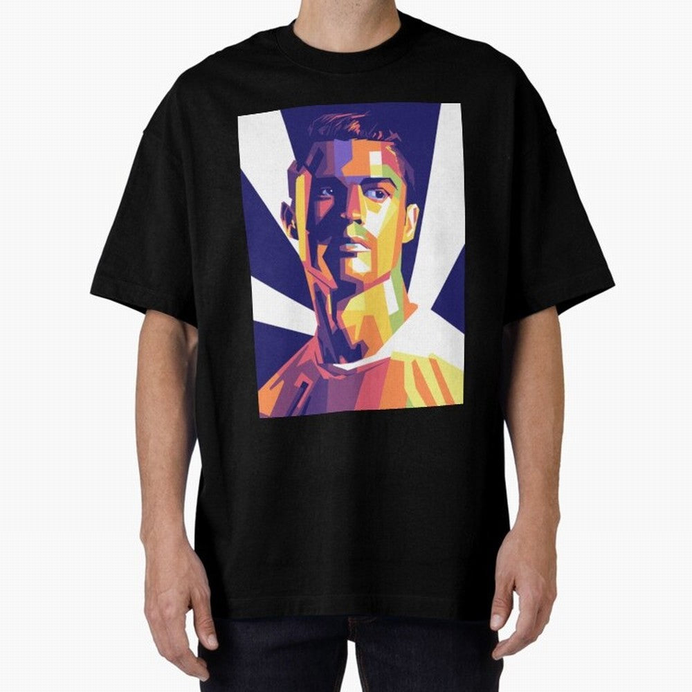 Cristiano Ronaldo cristiano ronaldo Oversized T-Shirt Fuel Your Fan Pride for FIFA World Cup 2026 Group Stage for Fans of Haaland and Brazil, Bringing Global Supporter Spirit, Legendary Goals, National Colors and Tournament Celebration; Created for