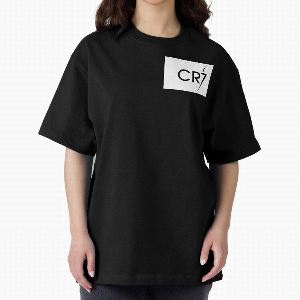 CR7 White Oversized T-Shirt Support Your Favorite Stars during FIFA World Cup 2026 with Cristiano Ronaldo, Haaland and CR7, Argentina Energy, Champion Mindset, Group Stage Buzz, Knockout Tension and Passionate Fan Culture; Ideal for Passionate Fans