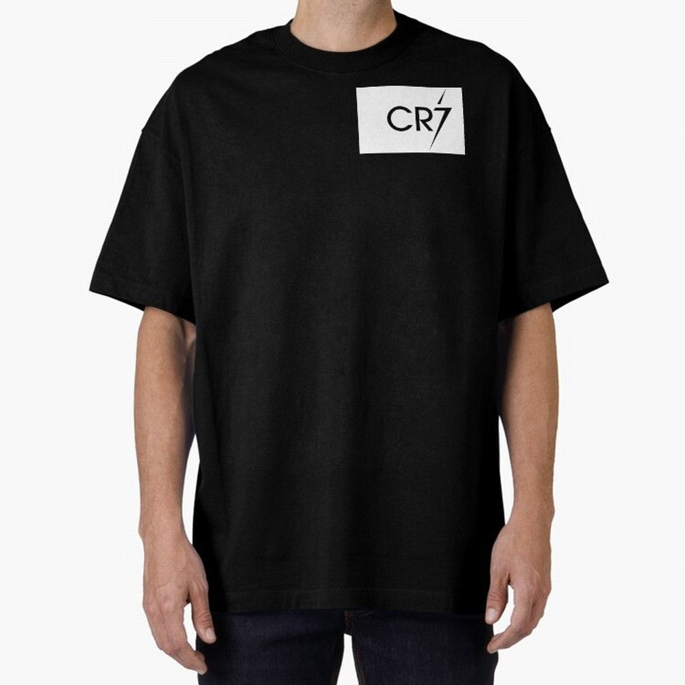 CR7 White Oversized T-Shirt Support Your Favorite Stars during FIFA World Cup 2026 with Cristiano Ronaldo, Haaland and CR7, Argentina Energy, Champion Mindset, Group Stage Buzz, Knockout Tension and Passionate Fan Culture; Ideal for Passionate Fans