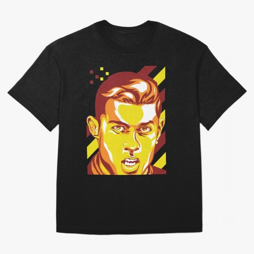 Cristiano Ronaldo Cristiano Ronaldo Oversized T-Shirt Honor Champions and Dreams in FIFA World Cup 2026 Group Stage with Cristiano Ronaldo, Haaland and CR7, Portugal Energy, Retro Football Energy, Iconic Rivalries, Trophy Chase Drama and Stadium