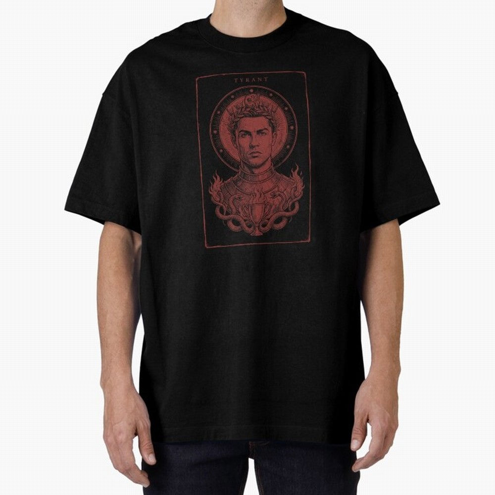 Ronaldo ¡ª The Relentless Ascendant Oversized T-Shirt Bring Global Tournament Vibes to FIFA World Cup 2026 USA Canada Mexico Filled with Messi, Neymar and Mbappe, Spain Energy, Vintage Soccer Flavor, Modern Football Stars, National Flags and Final